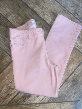 Lescana Women’s Pink Stretch denim jeans 8